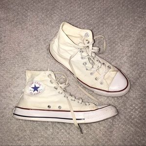 white high top converse
